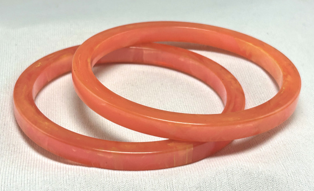 BS20 cloudy marbled sliced pink grapefruit sliced bakelite spacers
